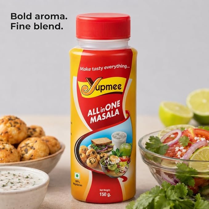 Yupmee All in One Masala with panipuri and salad